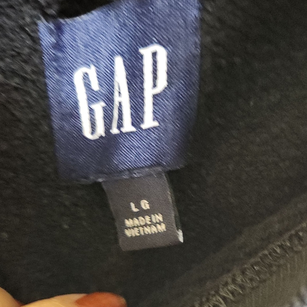 GAP Womena Large Classic Black Crewneck Top - Picture 3 of 4